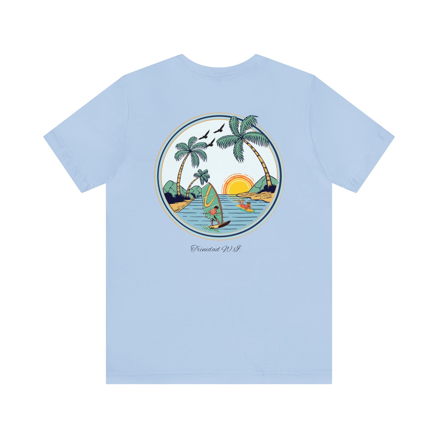 Trinidad W.I. - Beach Illustration