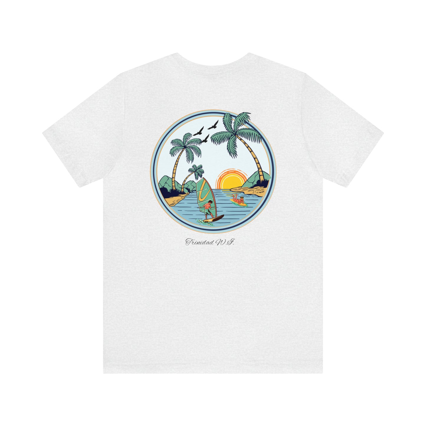 Trinidad W.I. - Beach Illustration